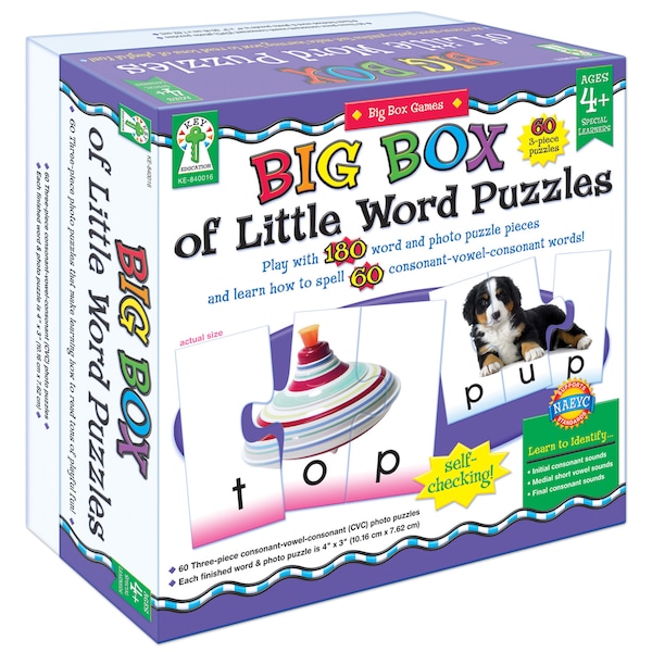 Key Education Publishing Big Box of Little Word Puzzles 840016 - main
